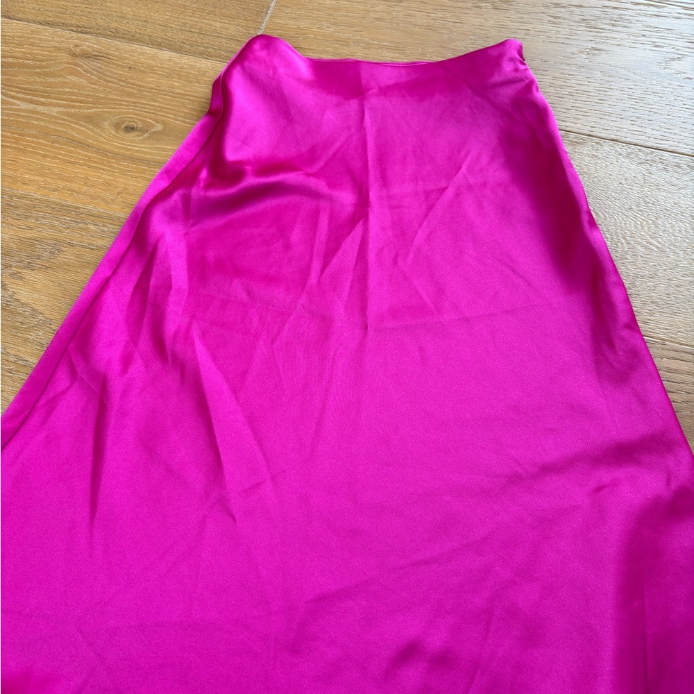Elegant Pink Maxi Skirt